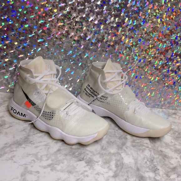 Off-white Nike React Hyperdunk 2017 Flyknit Sneakers 7.5